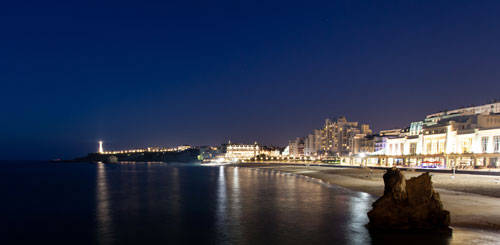 course illuminee - biarritz